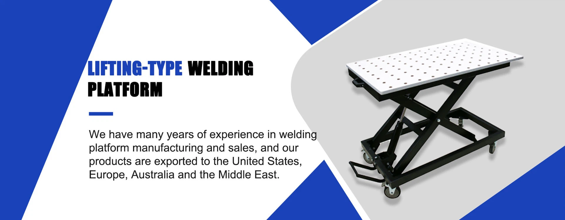 LIFTING-TYPE WELDING PLATFORM