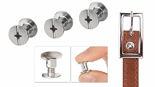 Stainless steel pan flat head pozi chicago screw Stainless steel pan flat head pozi chicago screw